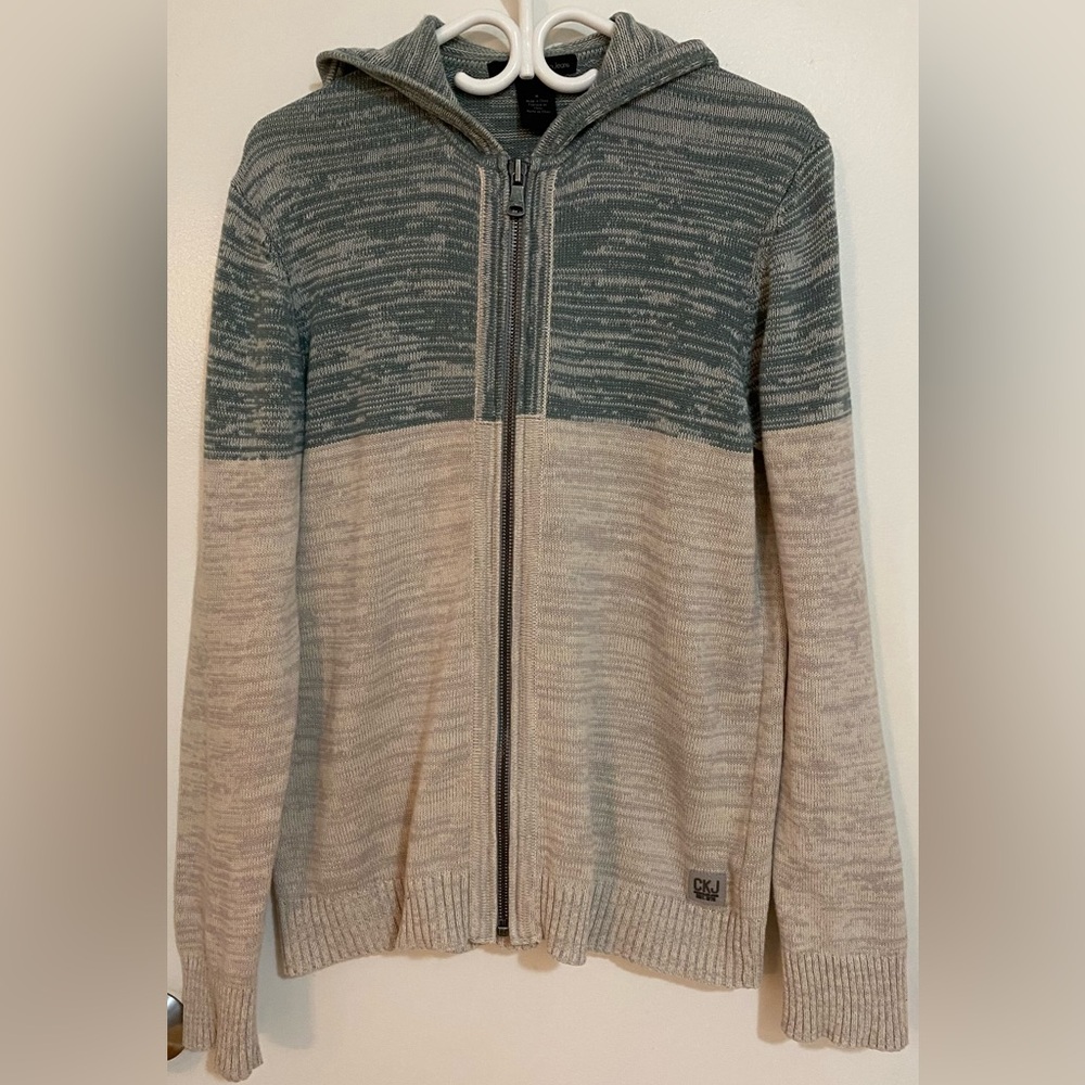 CALVIN KLEIN - ZIP UP/HOODIE SWEATER - MEDIUM